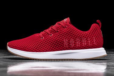 Nobull Racing Mesh Runner Women's Running Shoes Red | Australia (LD1230)